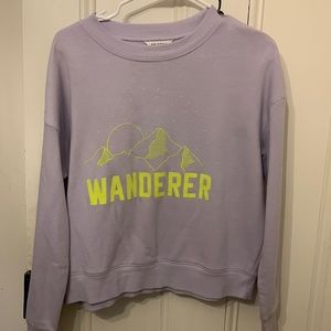 Purple Fleece Lined Sweater